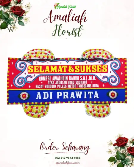 Papan Bunga Ucapan Selamat Arso Timur