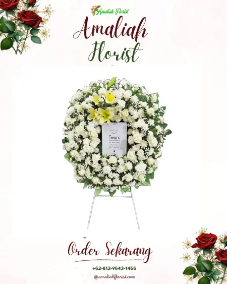 Krans Bunga Duka Arso Timur